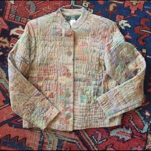 Orvis Vintage Southwest Desert Crinkle Blazer Jacket S